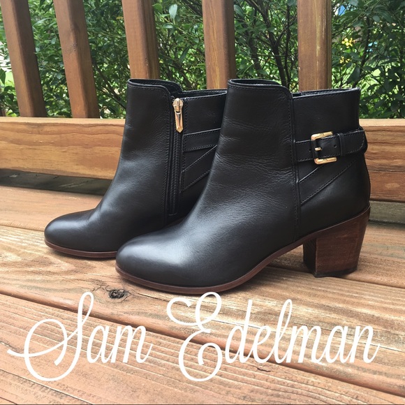 Sam Edelman Shoes - Sam Edelman Black Ankle Booties
